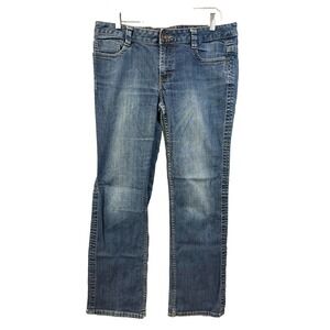 Calvin Klein Jeans Womens Medium Wash Lean Bootcut‎ Denim Blue Jeans